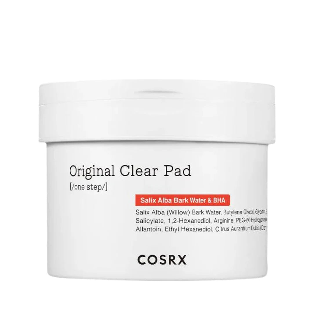 COSRX One Step Original Pad – Eksfolierende og rensende pads til at forbedre hudteksturen. 70 stk