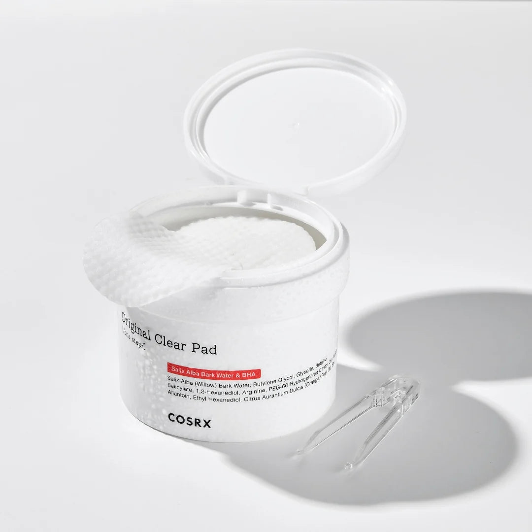 COSRX One Step Original Pad – Eksfolierende og rensende pads til at forbedre hudteksturen. 70 stk
