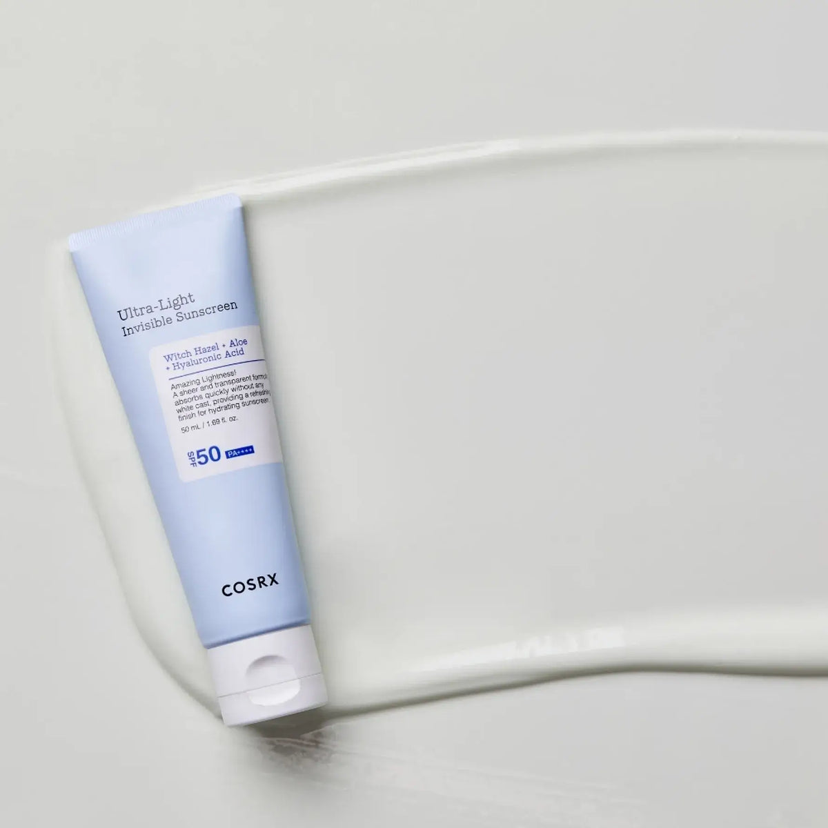cosrx ultra light invisible sunscreen koreansk hudpleje 3