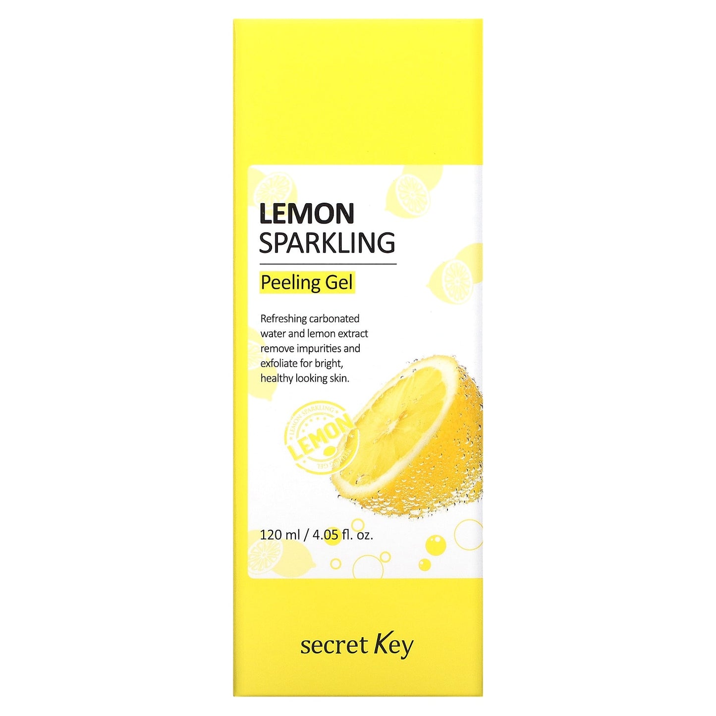 Billede af boksen på Secret Key Lemon Sparkling Peeling Gel