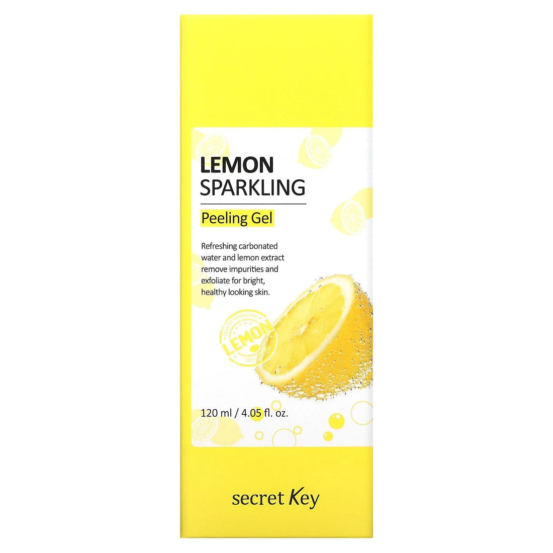 Billede af boksen på Secret Key Lemon Sparkling Peeling Gel