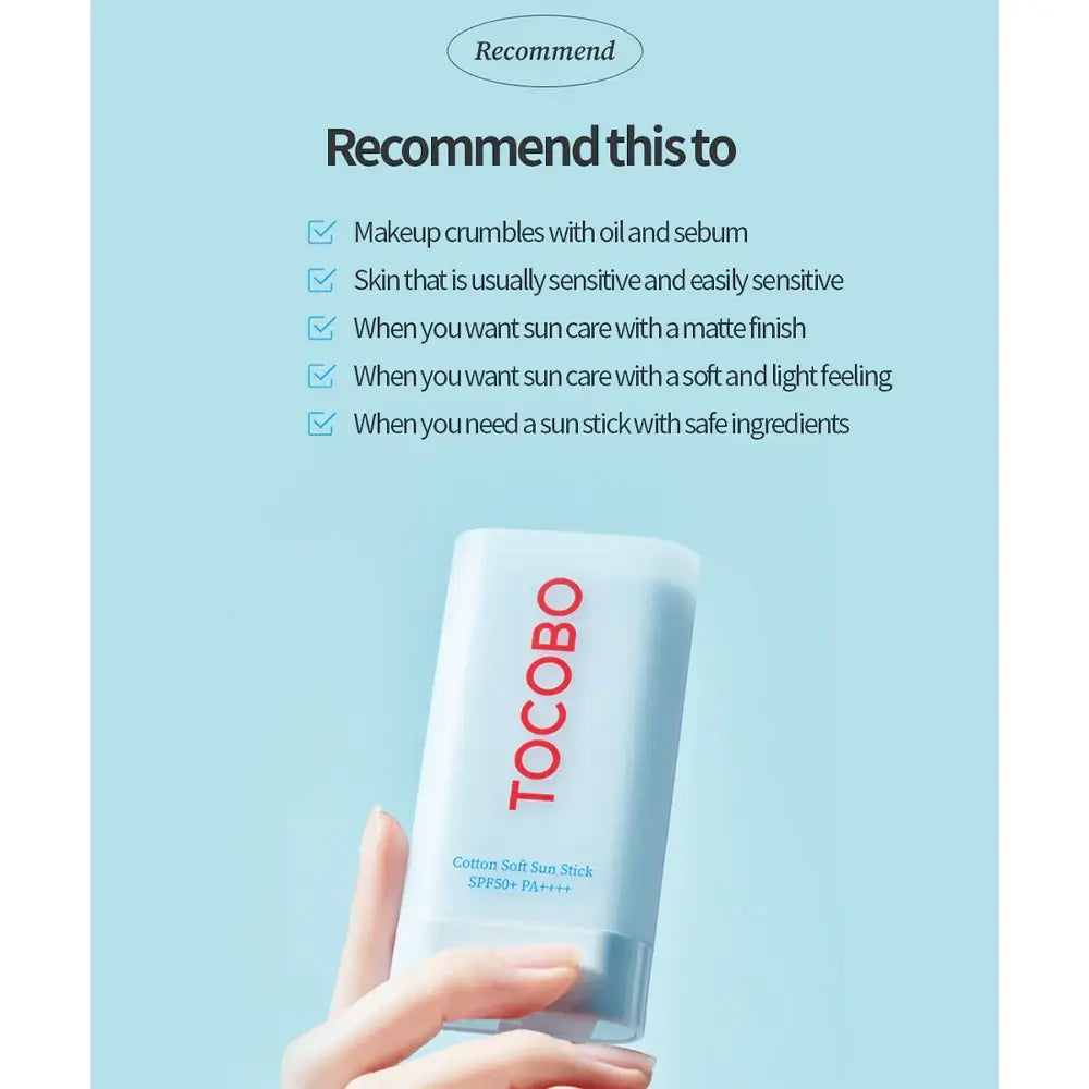 tocobo cotten sun stick info billede