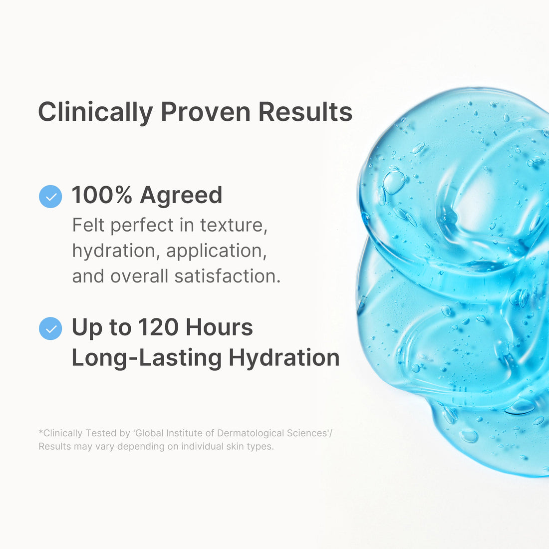Medicube Hyaluronic Ceramide Jelly Cream – resultater fra producentens brugertest