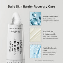 Dr.Althea PDRN Reju 2000 Cream – nøgleingredienser: ectoin, panthenol, Ceramide NP og hyaluronsyre