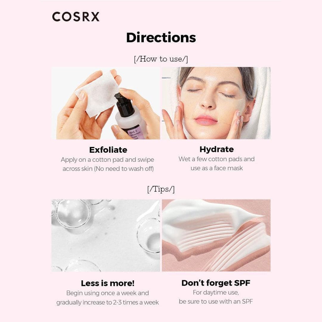 COSRX AHA 7 Whitehead Power Liquid produkt information