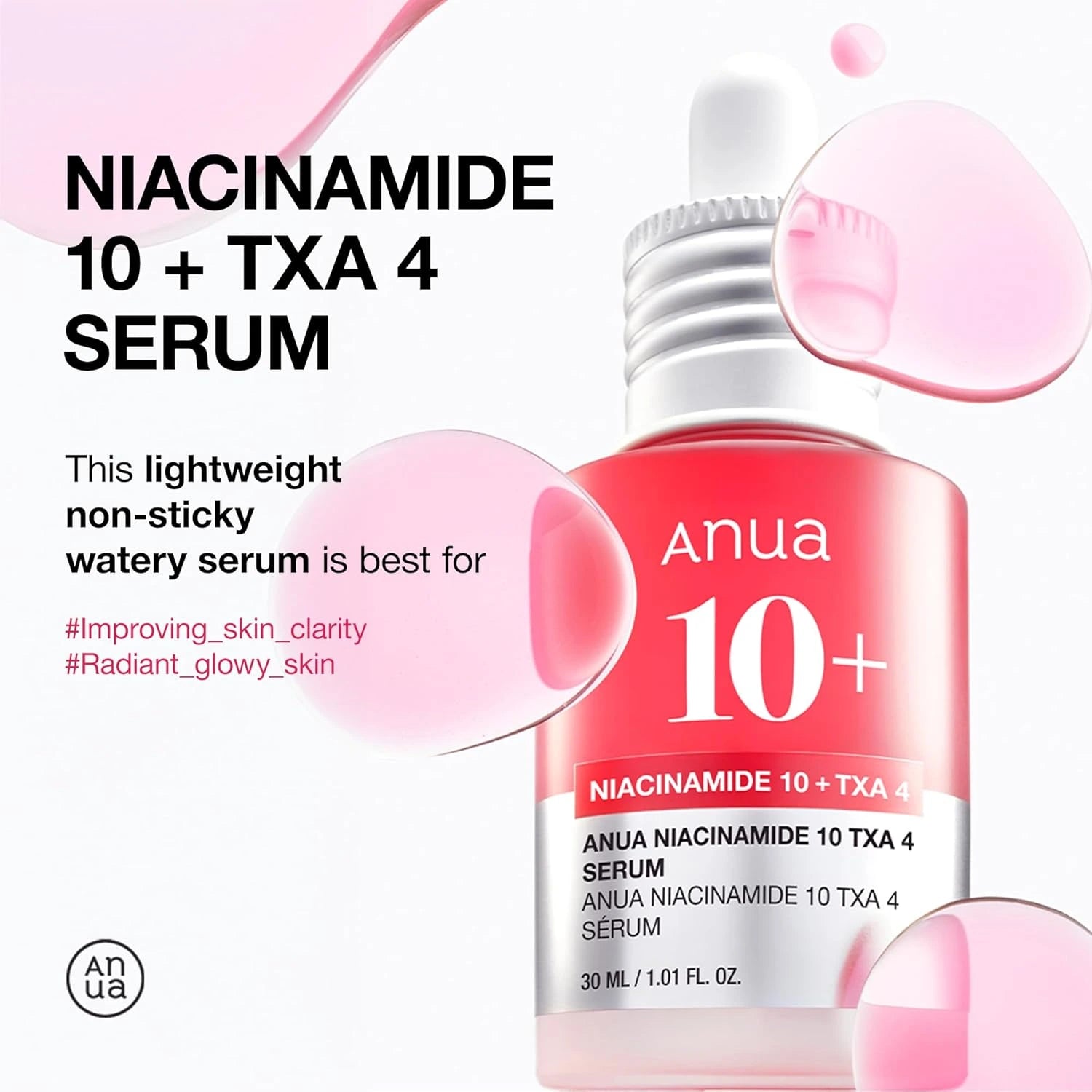 anua niacinamide 10 + txa 4 serum info billede