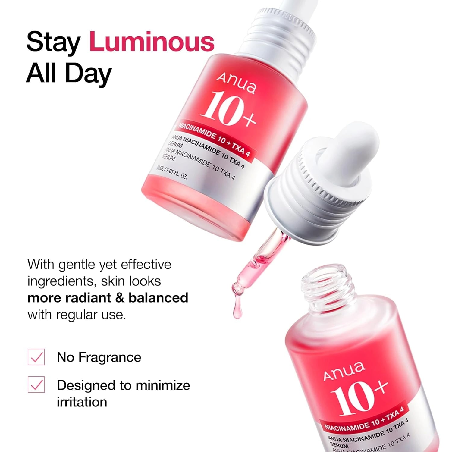 anua niacinamide 10 + txa 4 serum info billede