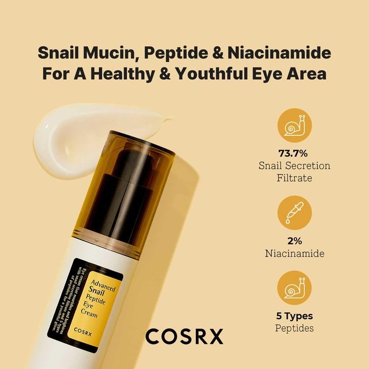 COSRX Advanced Snail Peptider Eye Cream produkt billede