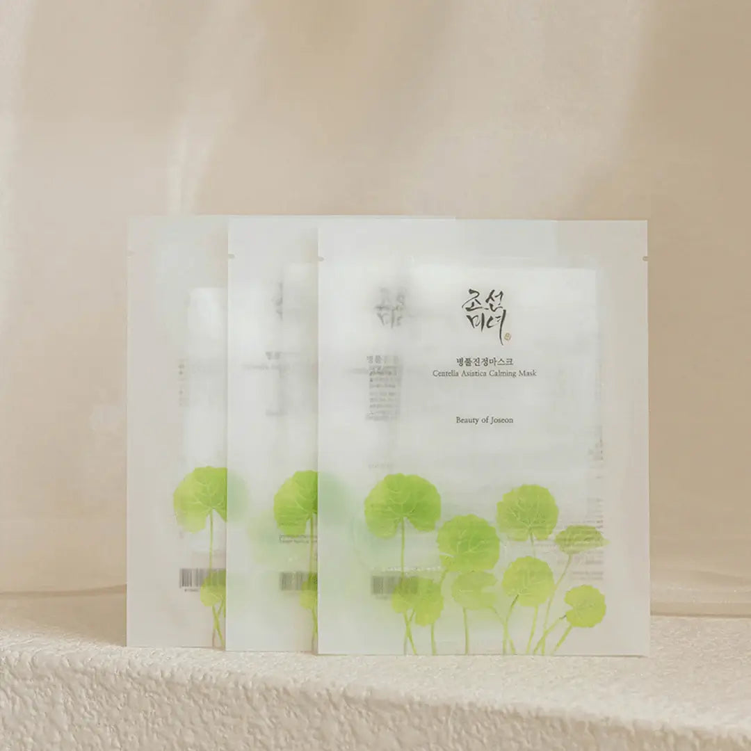Beauty of Joseon Centella Asiatica Calming Mask – Beroligende sheet-maske med centella asiatica, der reducerer rødme og fugter huden.
