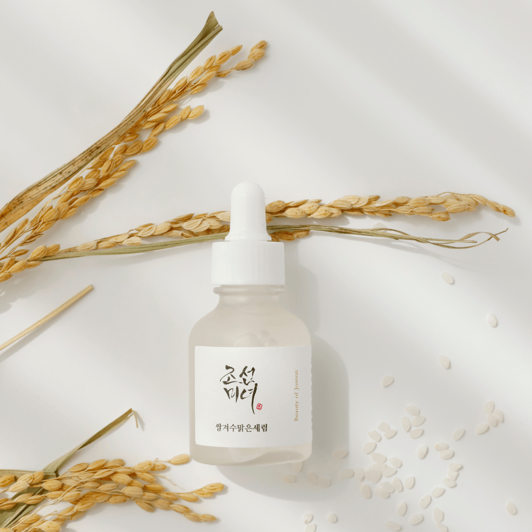 Beauty of Joseon Glow Deep Serum Rice Alpha Arbutin bag en pæn baggrund 