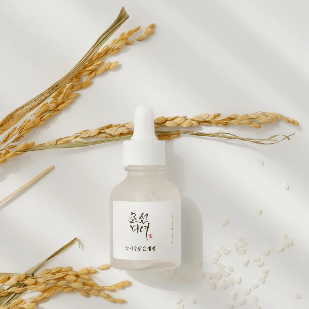 Beauty of Joseon Glow Deep Serum Rice Alpha Arbutin bag en pæn baggrund 