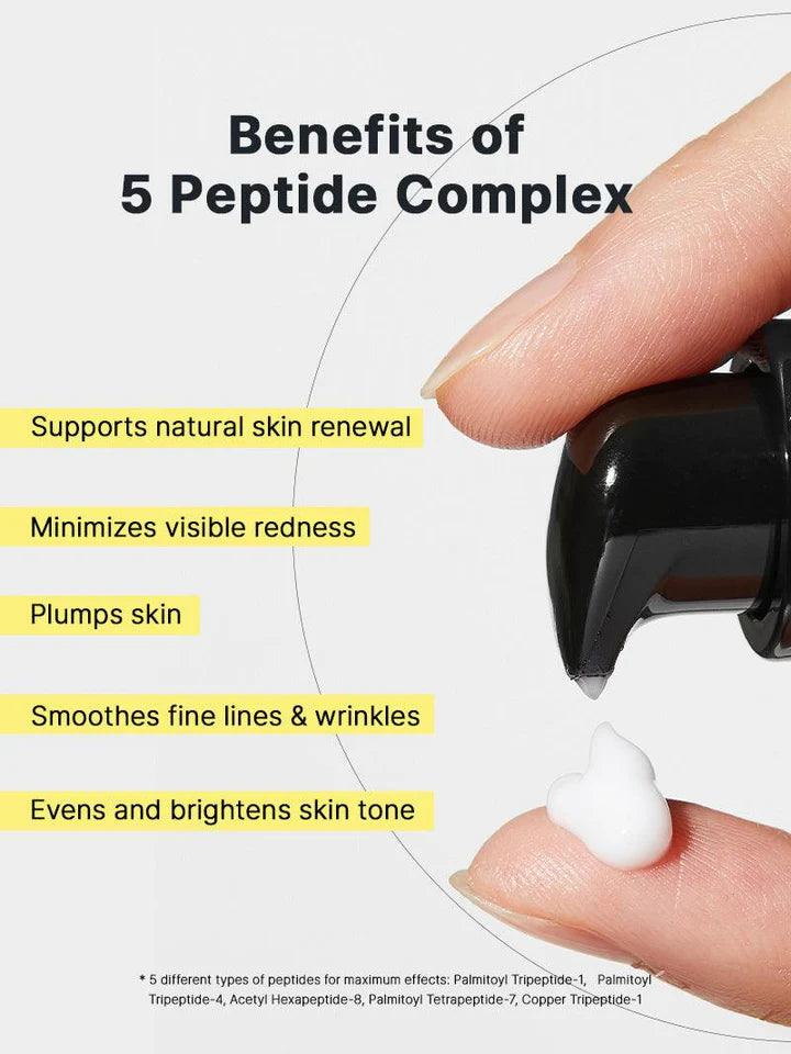 billede der beskriver de gode effekter af COSRX Advanced Snail Peptide Eye Cream øjencreme