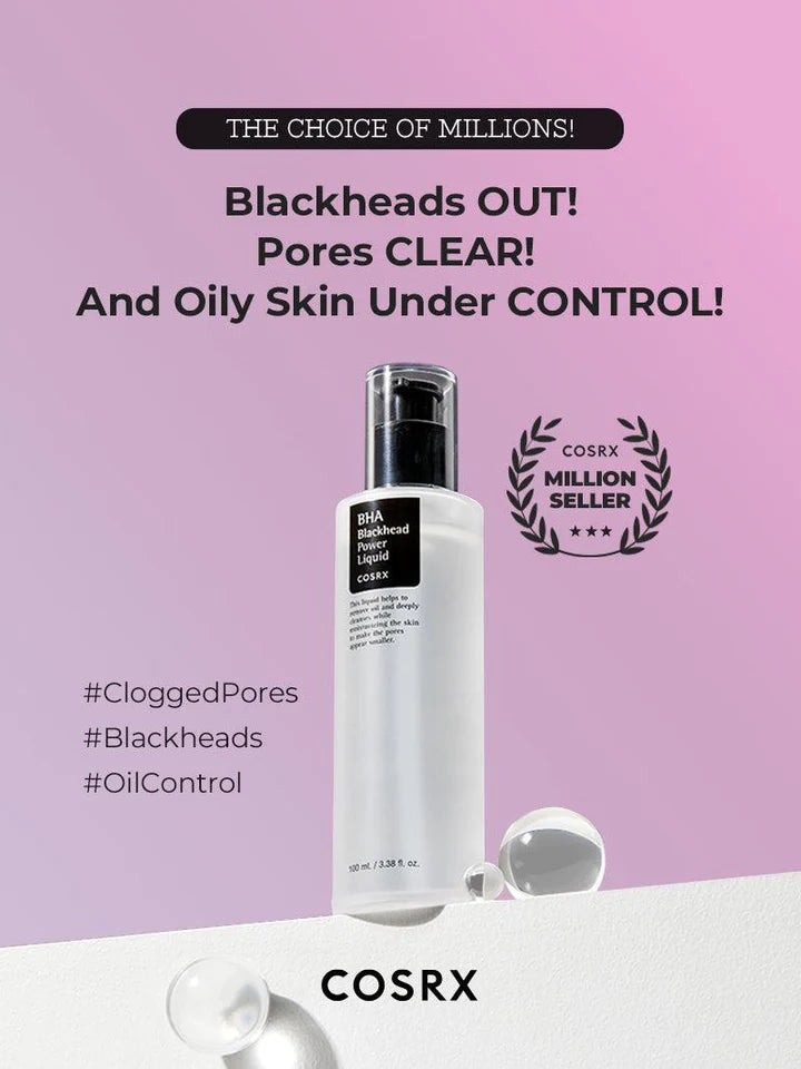 COSRX BHA Blackhead Power Liquid. Til olierede hud 