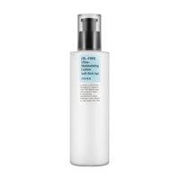 COSRX Oil Free Ultra Moisturizing Lotion moisturizer på en hvid baggrund. Koreansk hudpleje