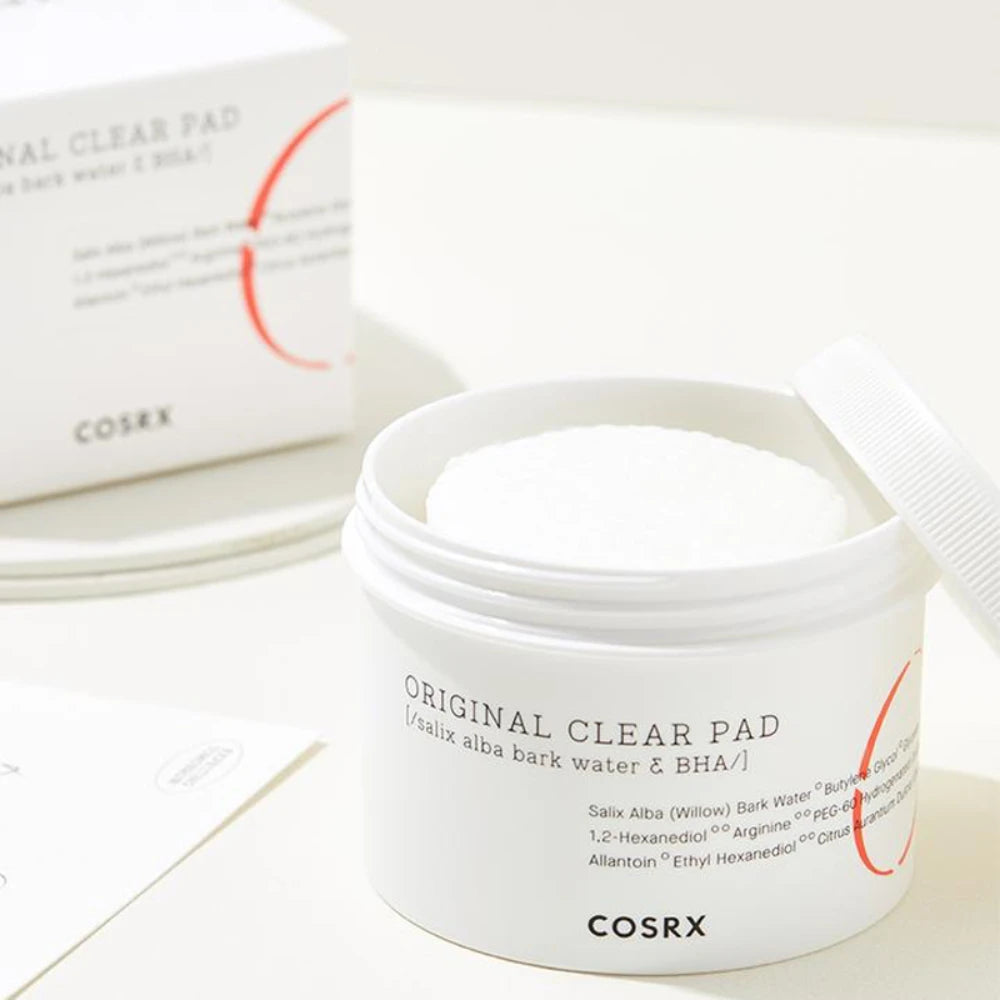 COSRX One Step Original Pad – Eksfolierende og rensende pads til at forbedre hudteksturen. 70 stk