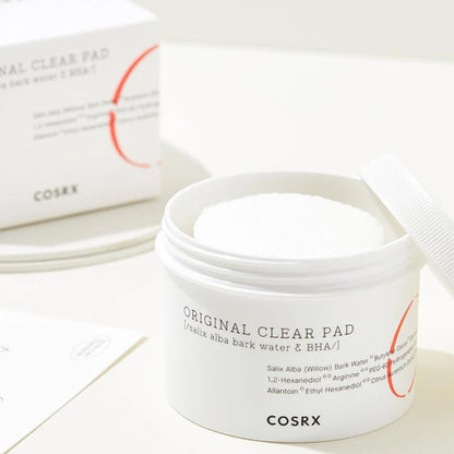 COSRX One Step Original Pad – Eksfolierende og rensende pads til at forbedre hudteksturen. 70 stk