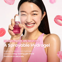 Biodance Jelly Serum Mist – flasken holdt i hånden