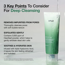 Anua Heartleaf Quercetinol Pore Deep Cleansing Foam 150ml produkt information