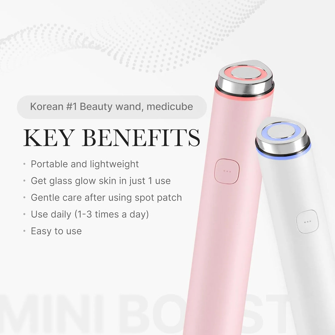 Info billede om medicube age r mini booster