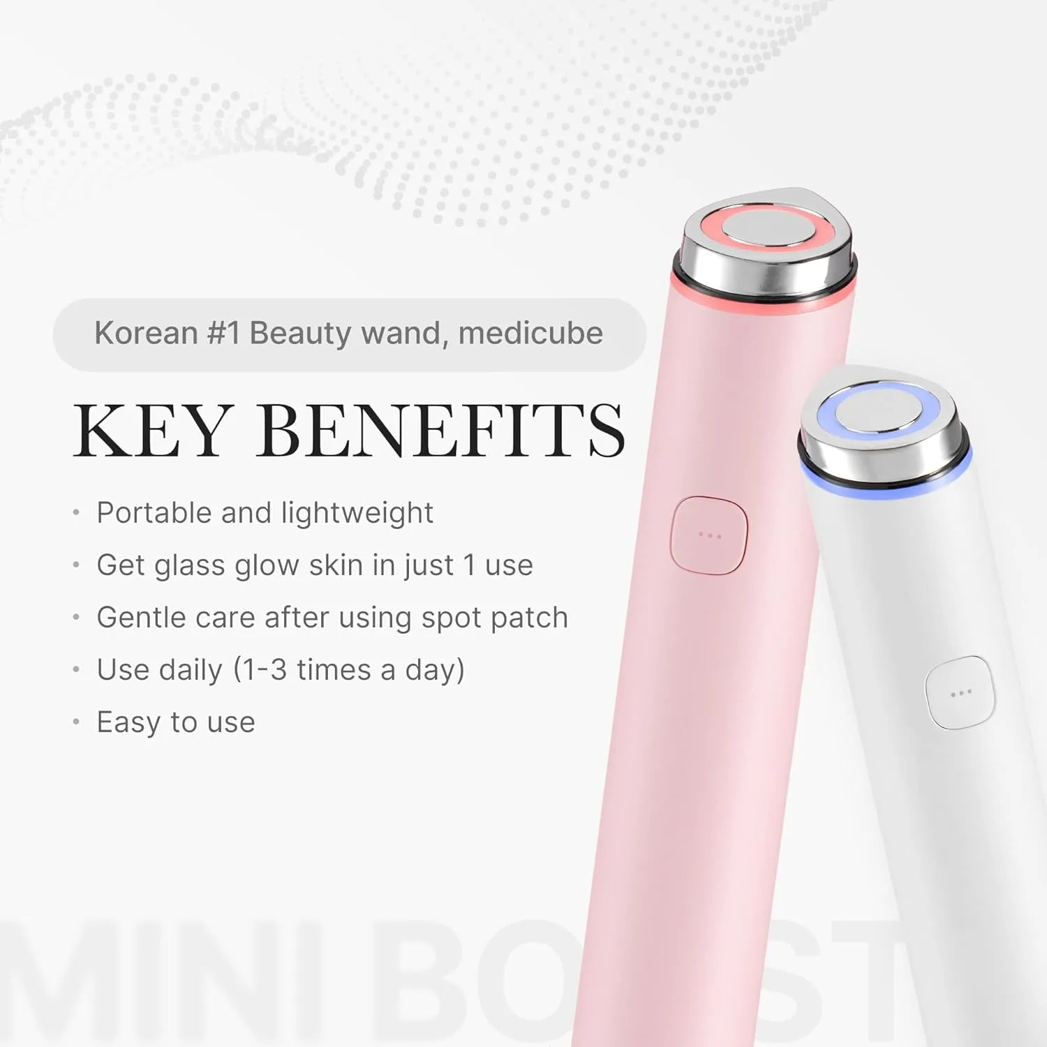Info billede om medicube age r mini booster