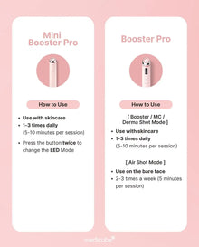 hvordan bruger man age r mini booster