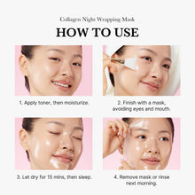 Medicube collagen night wrapping mask info