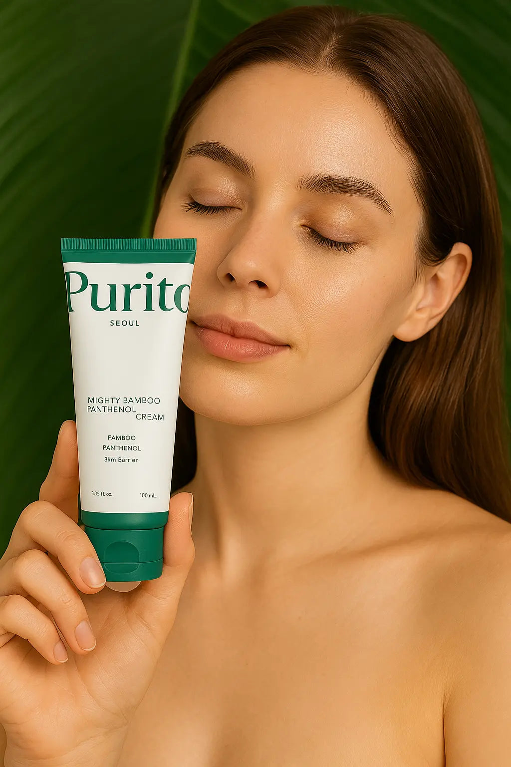 purito mighty bamboo panthenol cream product photo