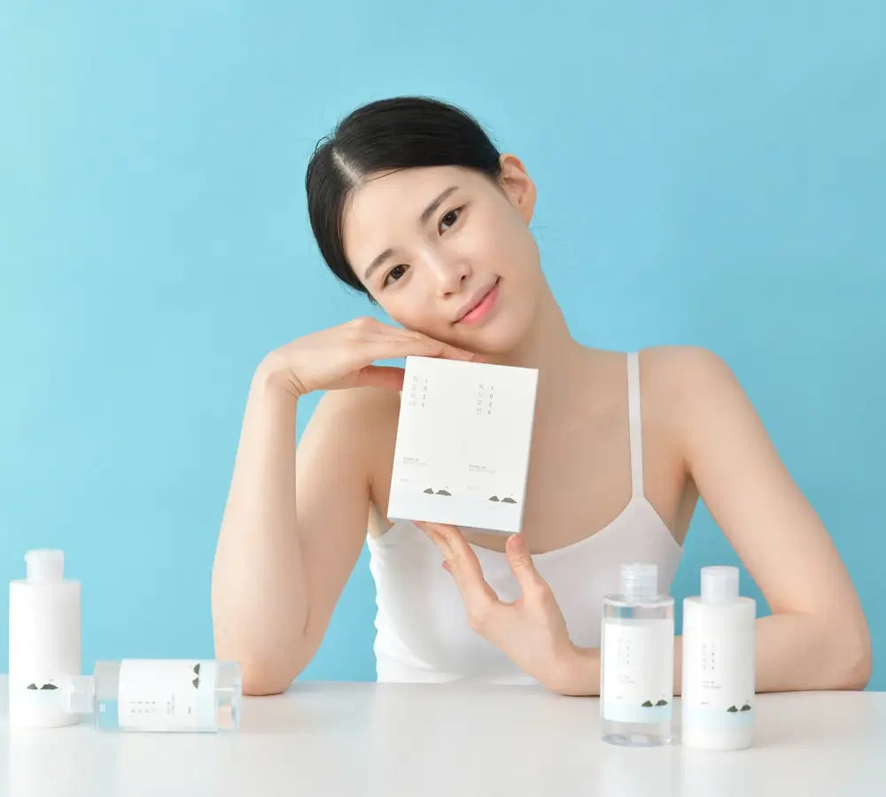 Round Lab 1025 Dokdo Lotion with model