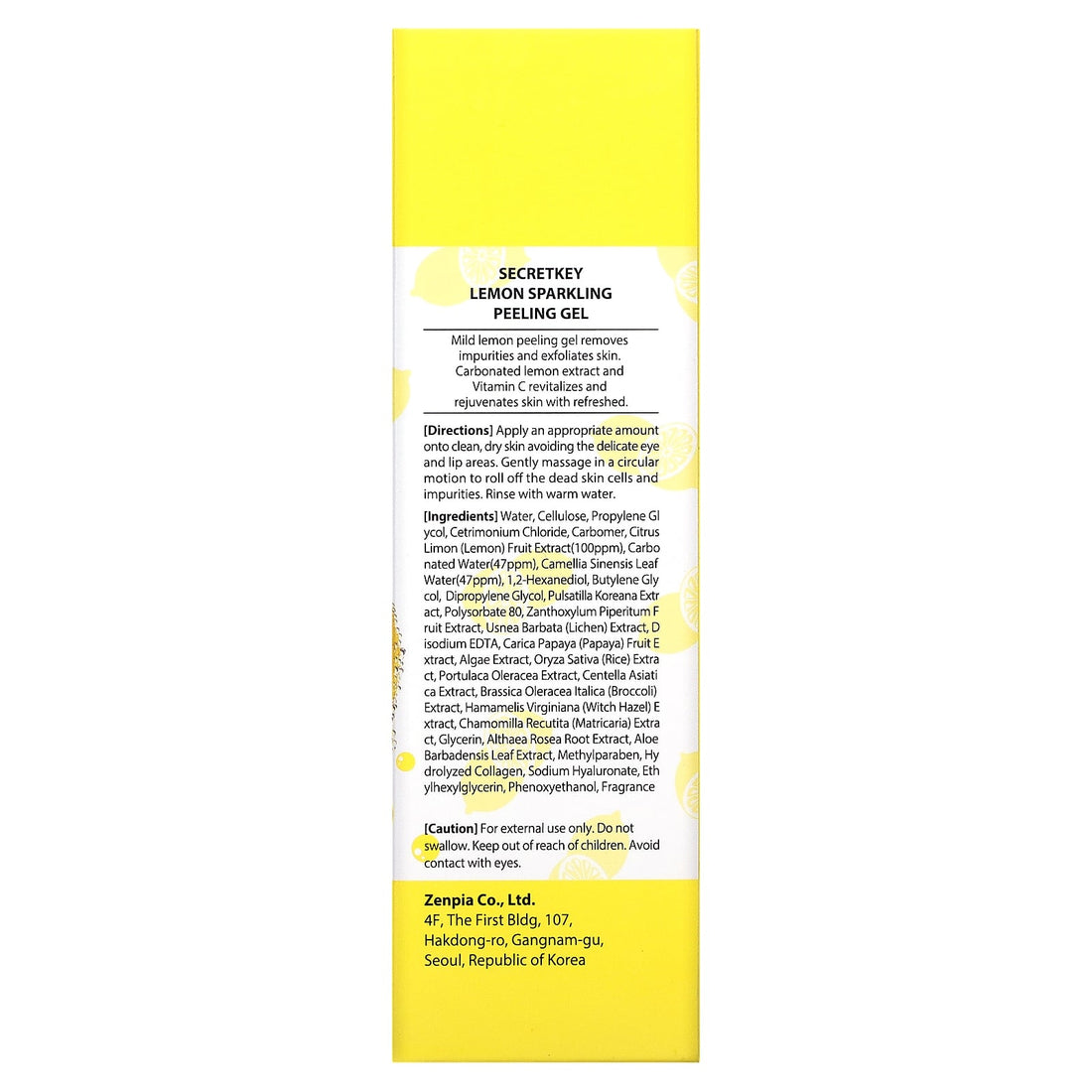 Forside af Secret Key Lemon Sparkling Peeling Gel
