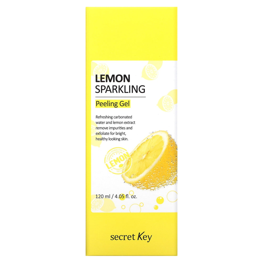 Billede af boksen på Secret Key Lemon Sparkling Peeling Gel