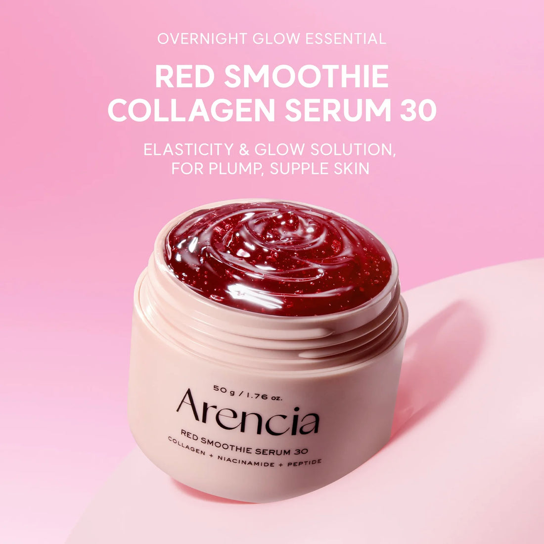 Arencia Fresh Red Smoothie Serum 30 – det røde gel-serum i krukken