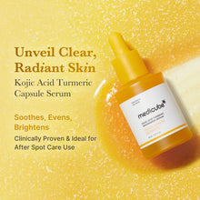 Medicube Kojic Acid Turmeric Niacinamide Serum – flasken med serum og kapsler