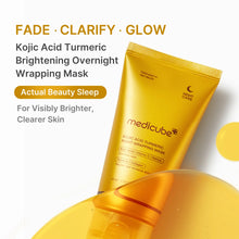 Medicube Kojic Acid Turmeric Night Wrapping Mask – natmaske til en mere ensartet og frisk hudtone