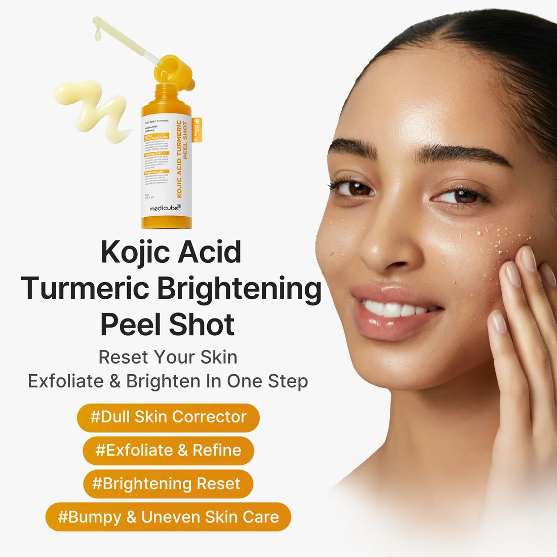 Medicube Kojic Acid Turmeric Peel Shot – peeling-serum med pipette