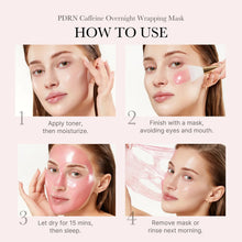 Medicube PDRN Pink Caffeine Night Wrapping Mask – sådan bruges masken i fire trin